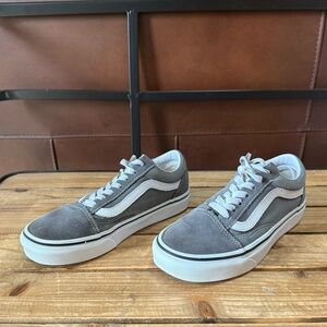 Vans White and Gray Sneakers Men’s or Women’s